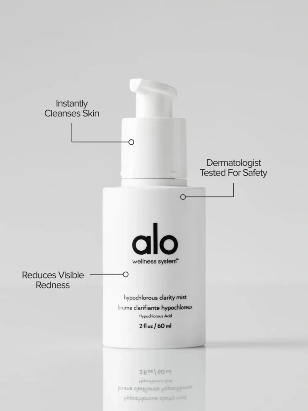 2 NIB Alo Yoga Wellness System Hypochlorous Clarity Mists
